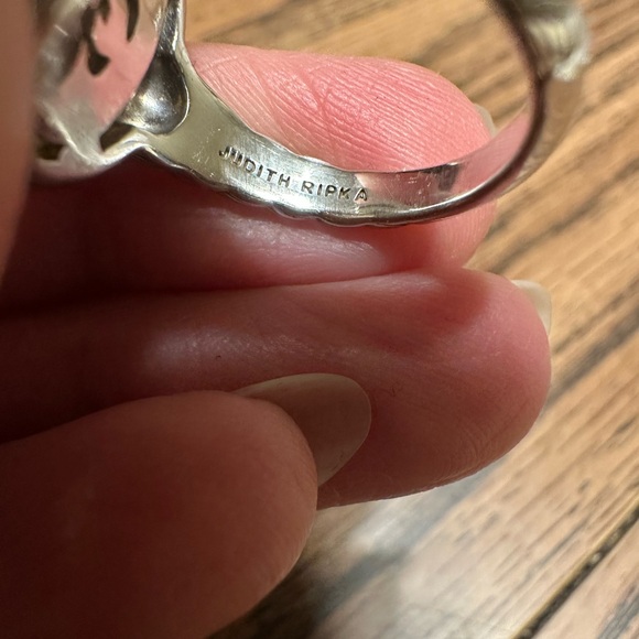 Judith Ripka Sterling silver pink pearl ring - Picture 5 of 5